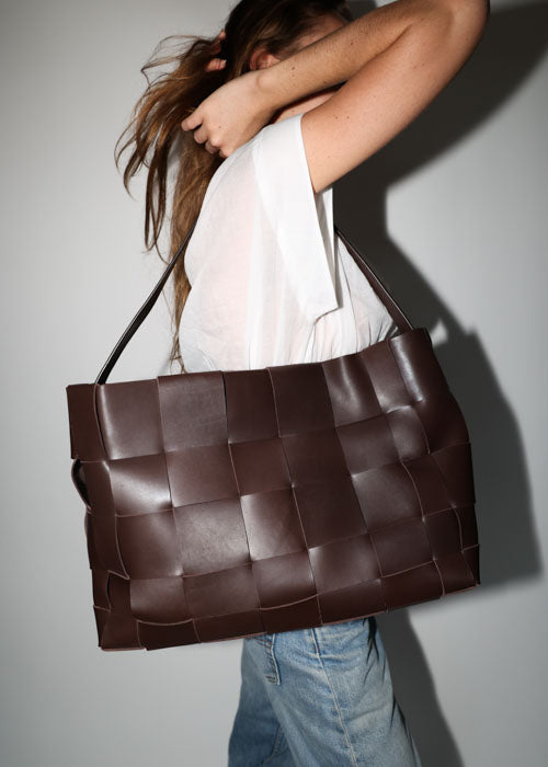 ST. AGNI- WOVEN LARGE TOTE