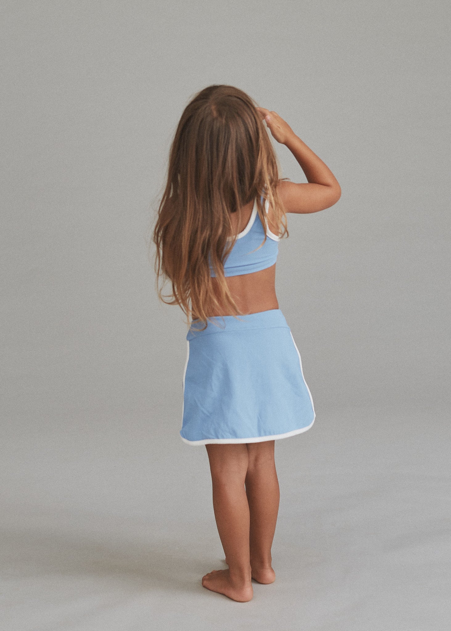 KIDS LANEY PIPED SKIRT - RESORT 2024