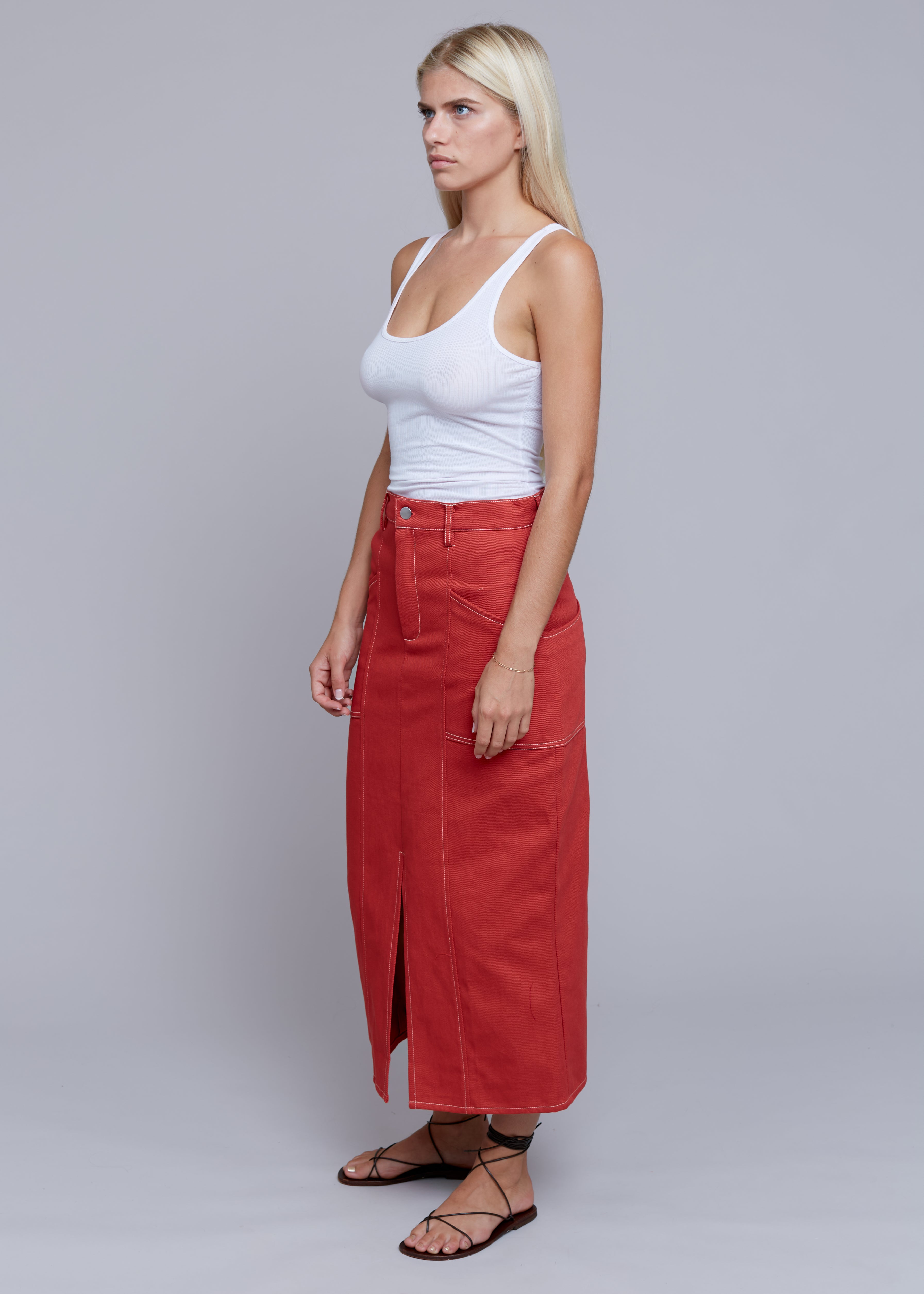 JORIAN DENIM SKIRT - PRE-FALL 2026