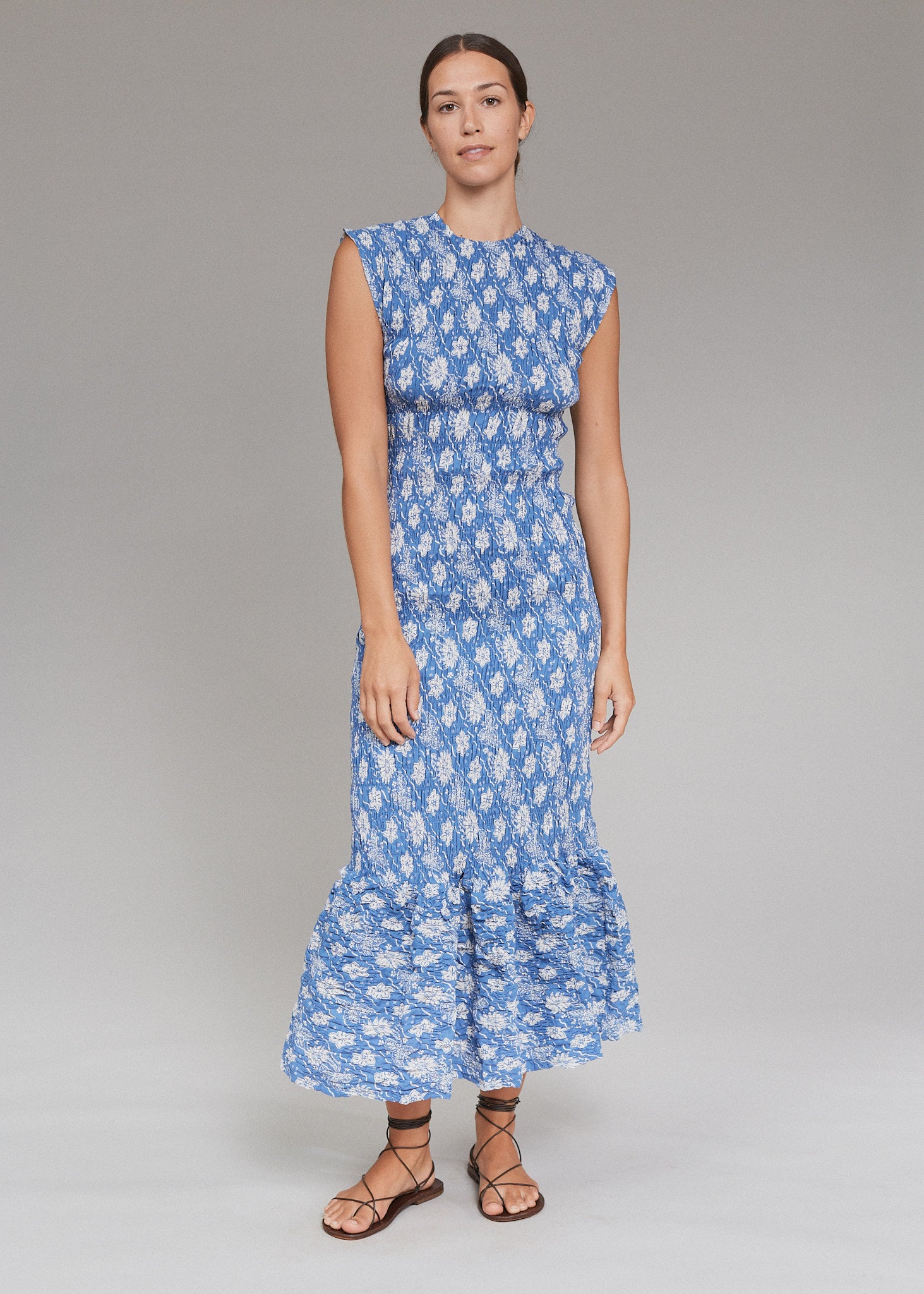THAIS SHIRRED DRESS - RESORT 2025 THAIS SHIRRED DRESS - RESORT 2025