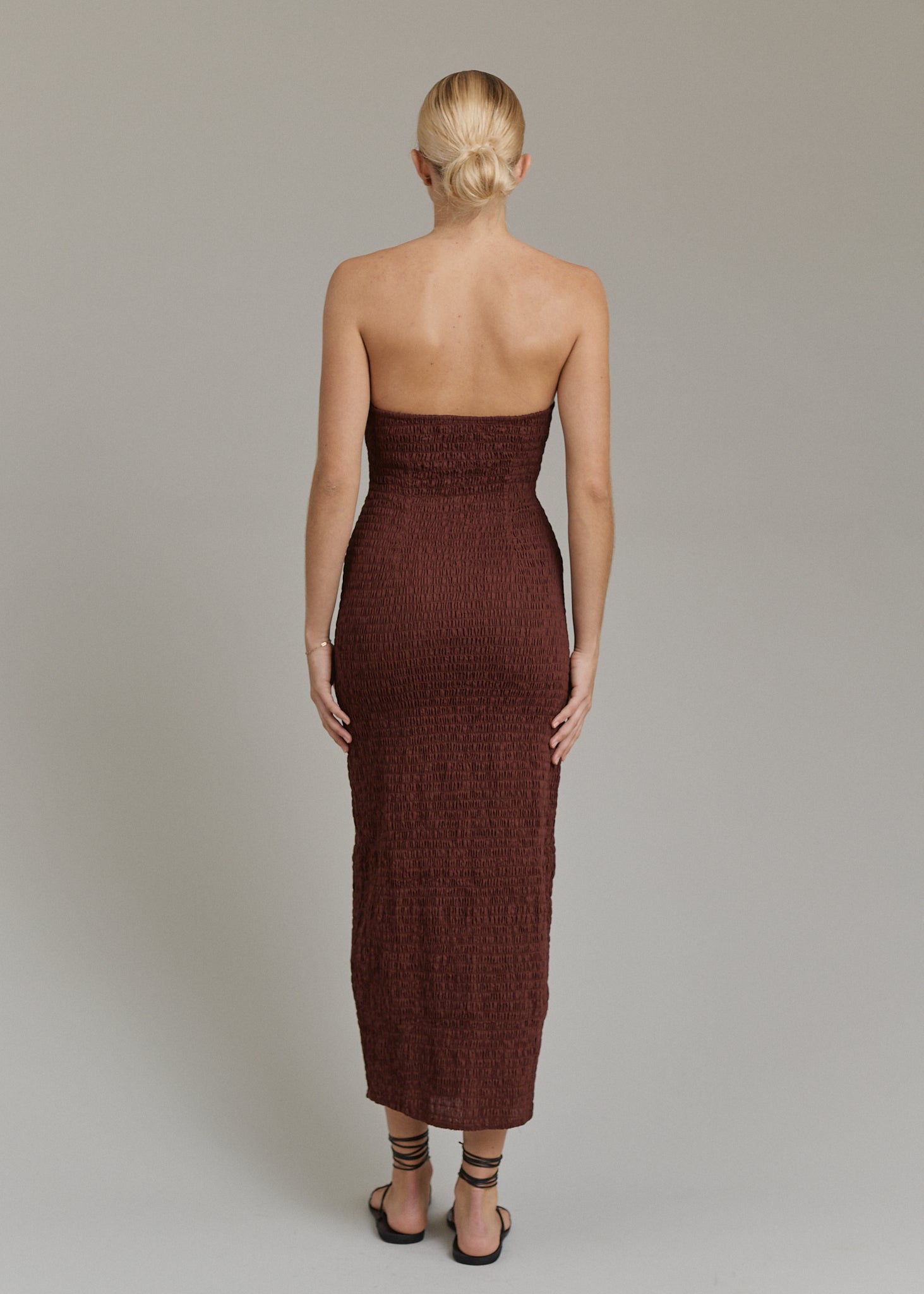 CASEY SHIRRED DRESS - PRE-FALL 2025