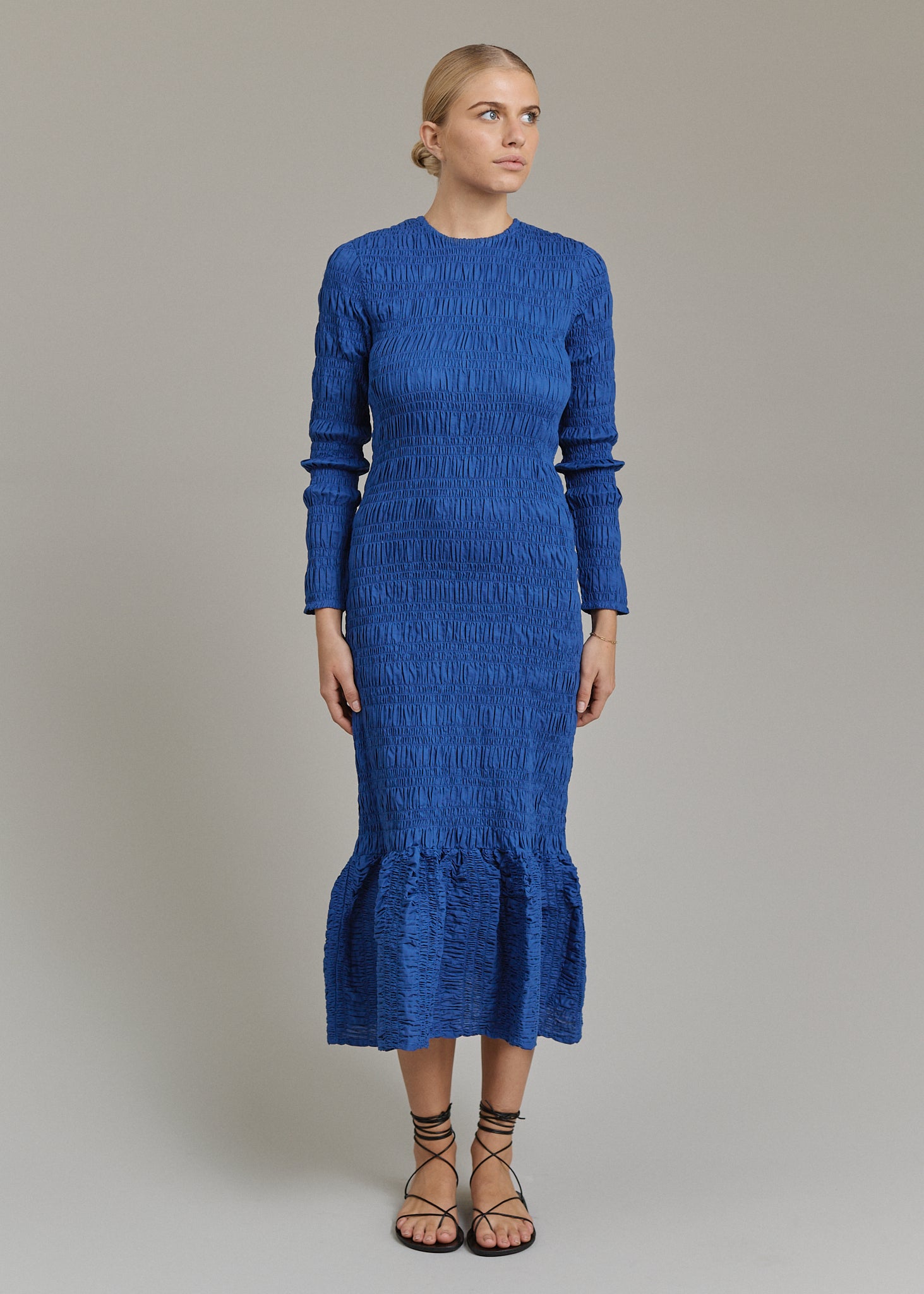 PETRA SHIRRED DRESS - PRE-FALL 2025