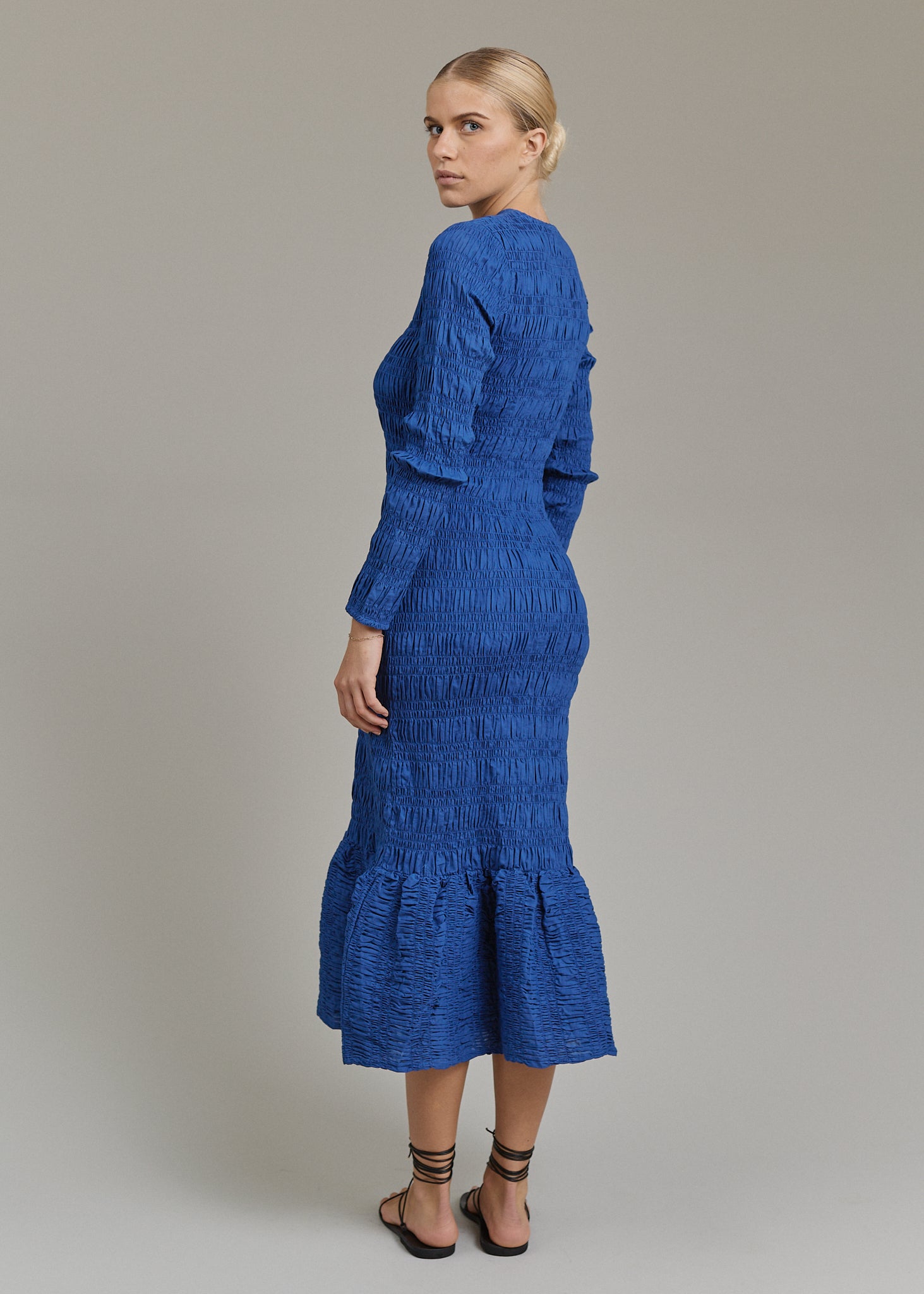 PETRA SHIRRED DRESS - PRE-FALL 2025