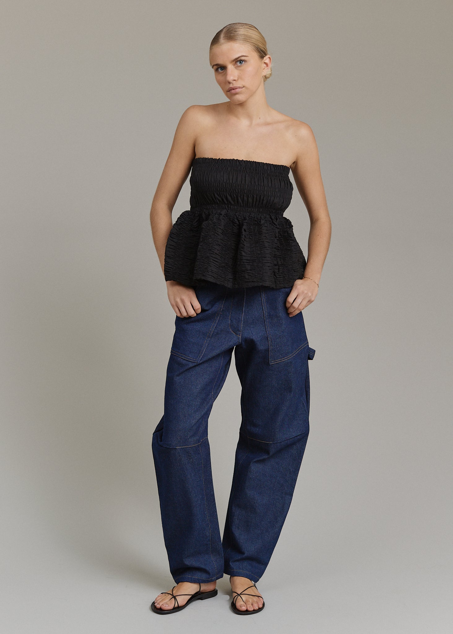 ROSLYN SHIRRED TOP - PRE-FALL 2025