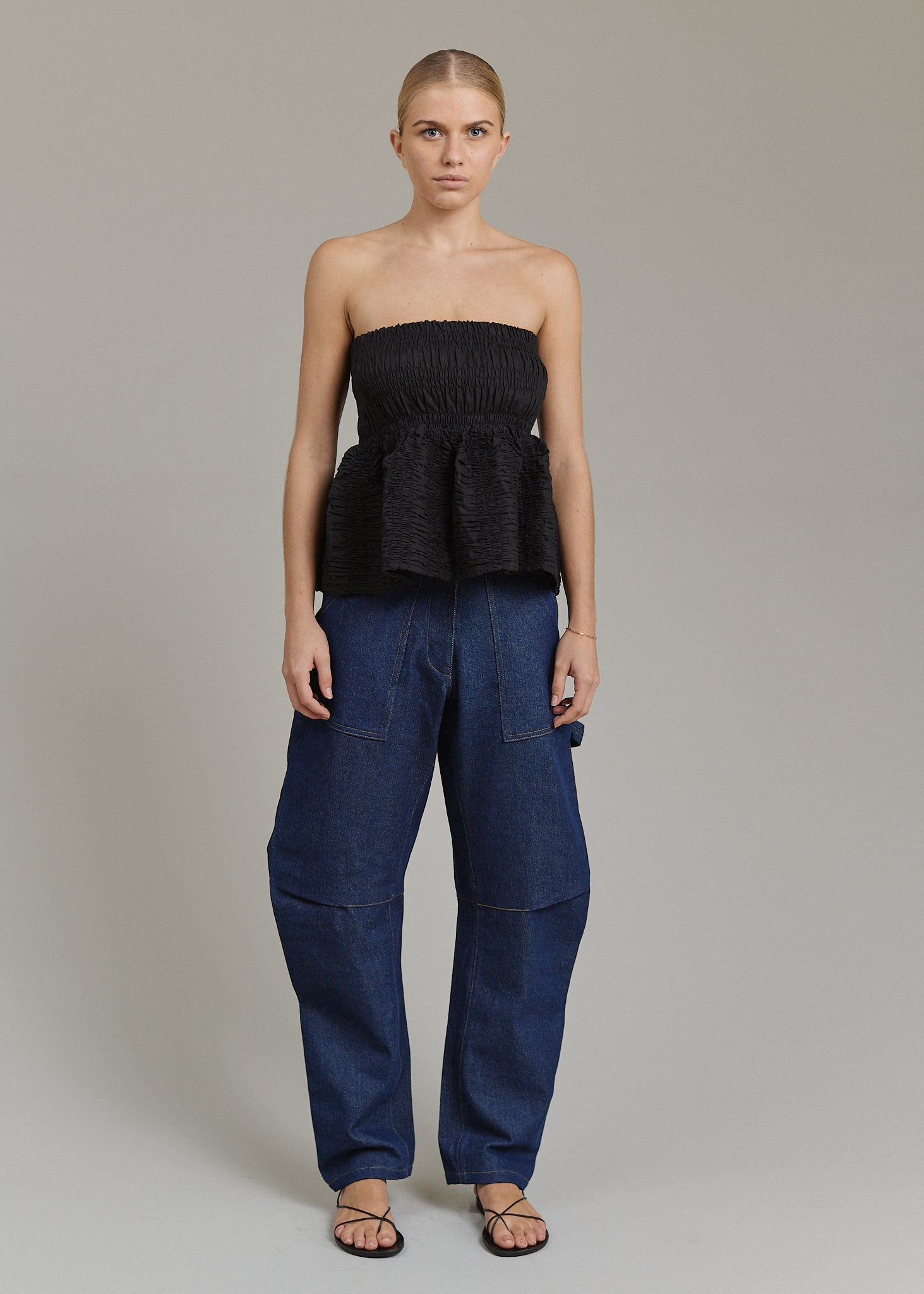 ROSLYN SHIRRED TOP - PRE-FALL 2025