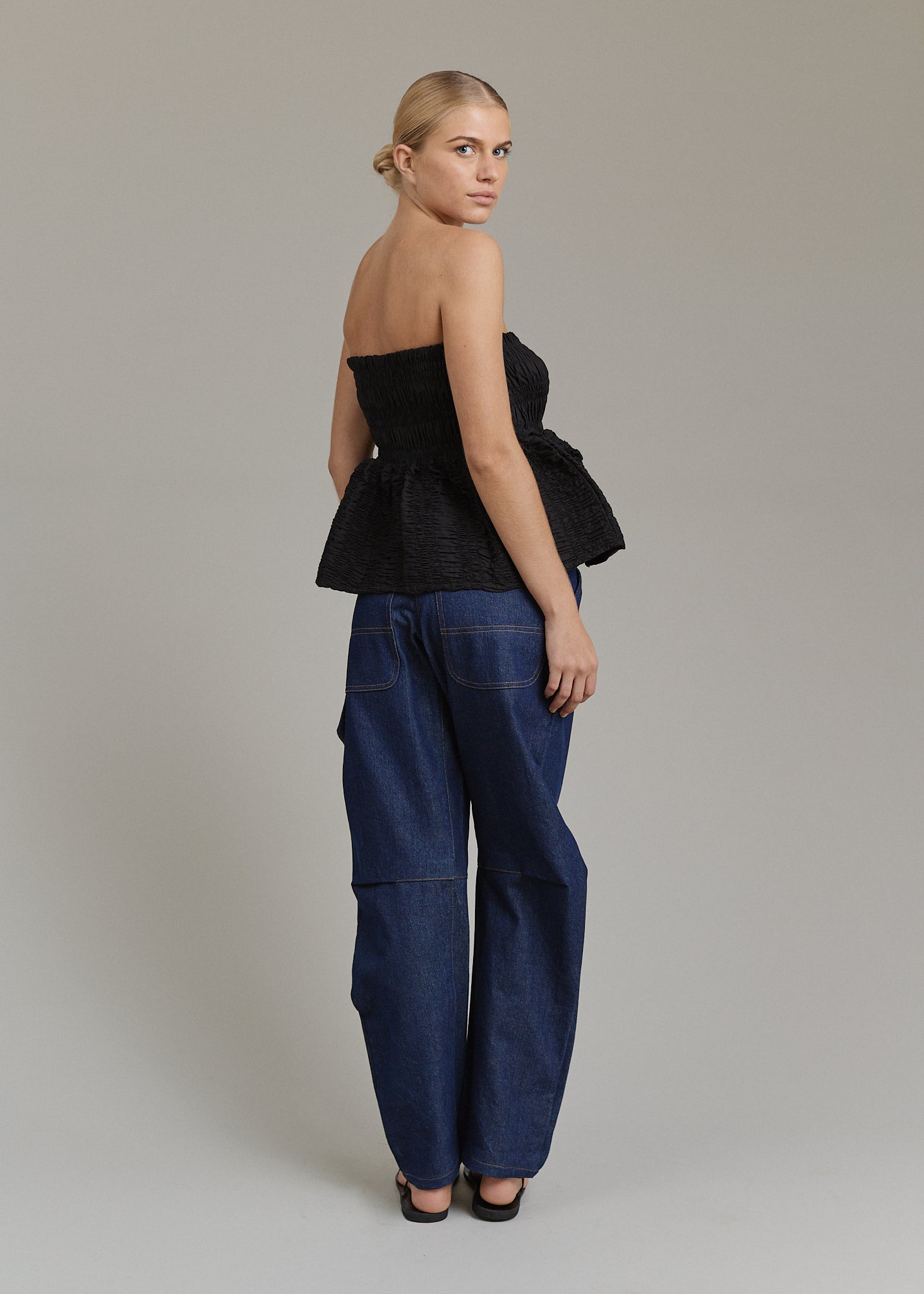 ROSLYN SHIRRED TOP - PRE-FALL 2025