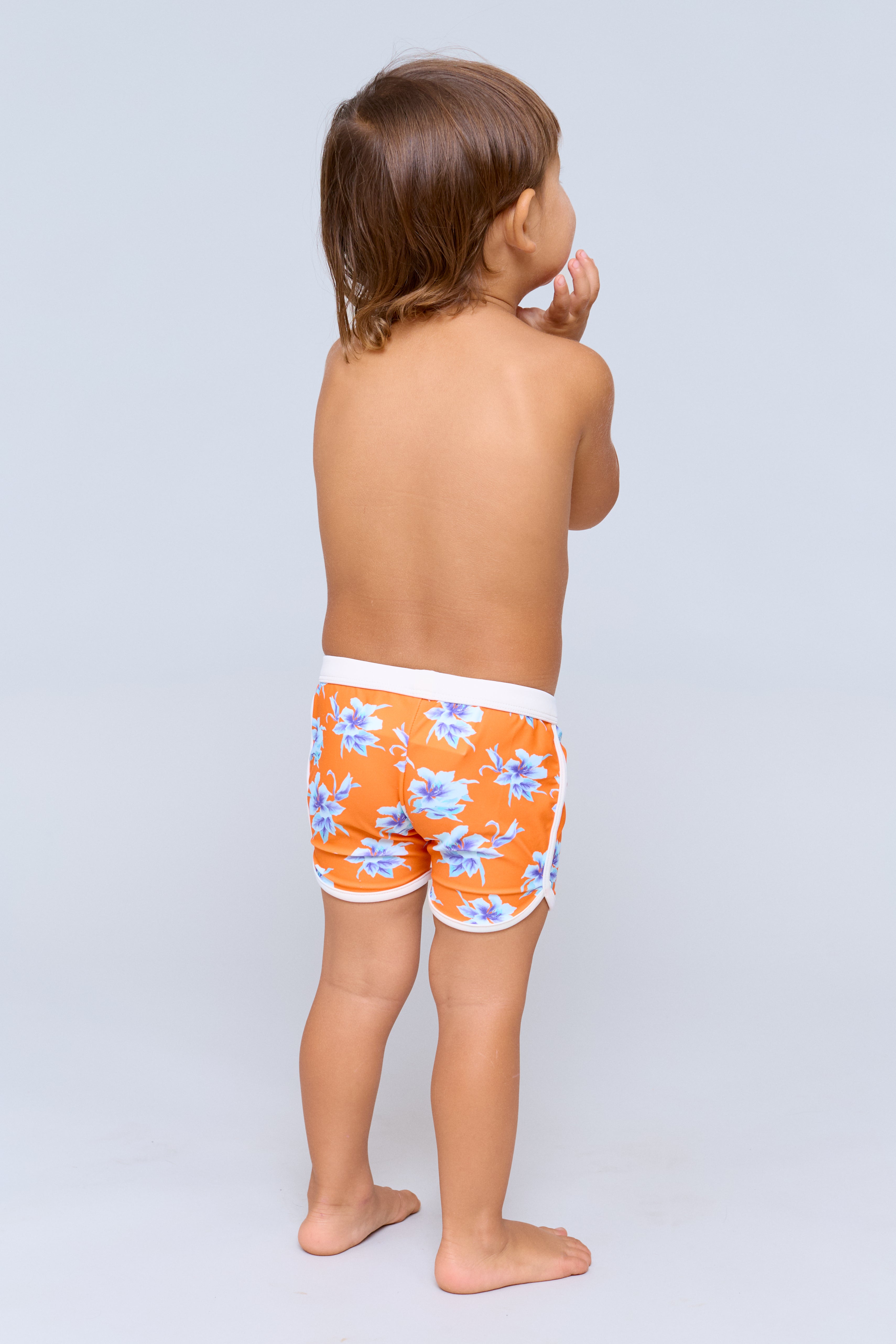 KIDS PIPED SWIM SHORT - CAPSULE 2026 - VINTAGE ALOHA