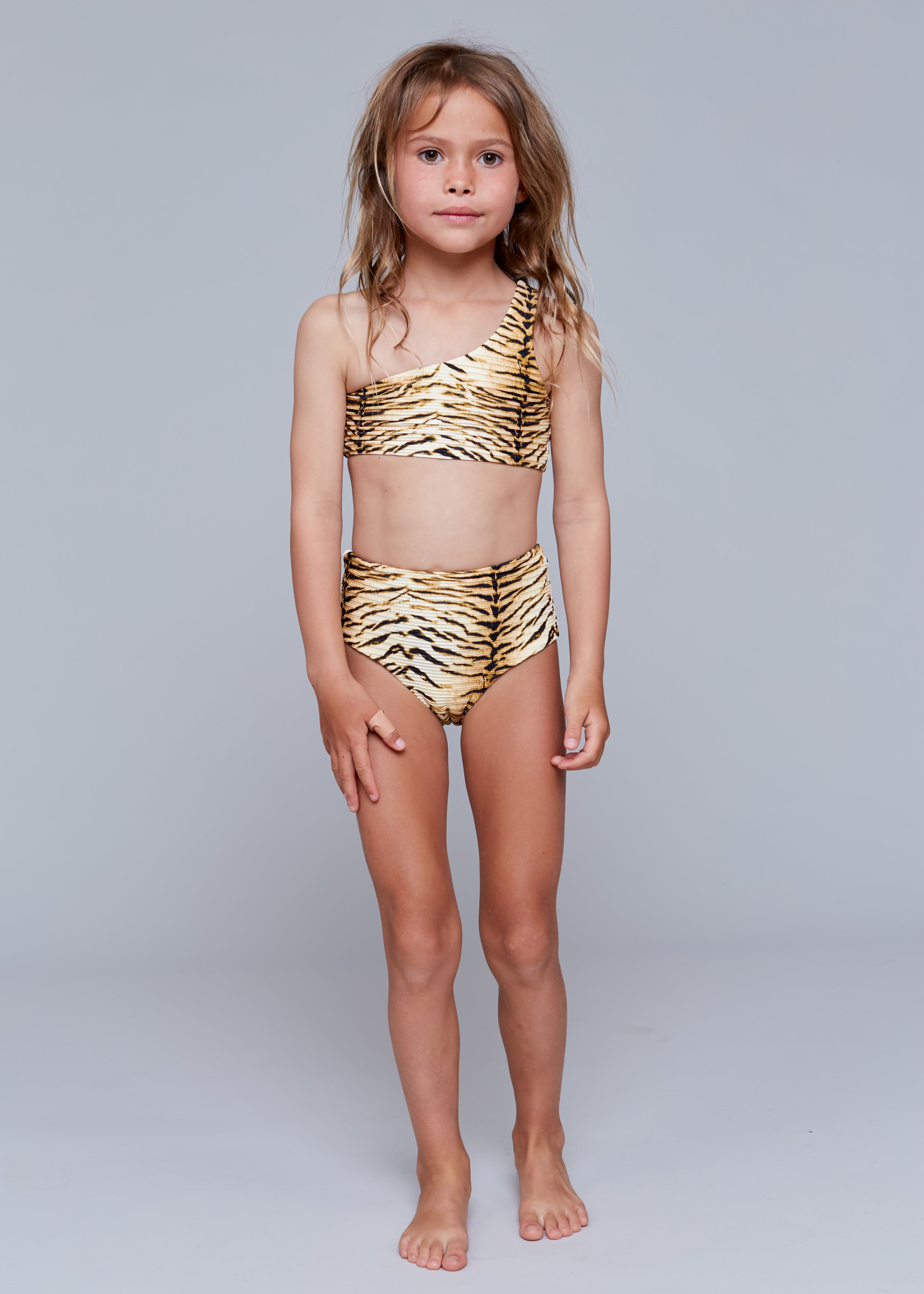 KIDS CELINE TOP + SEYCHELLES BOTTOM - CAPSULE - TIGER