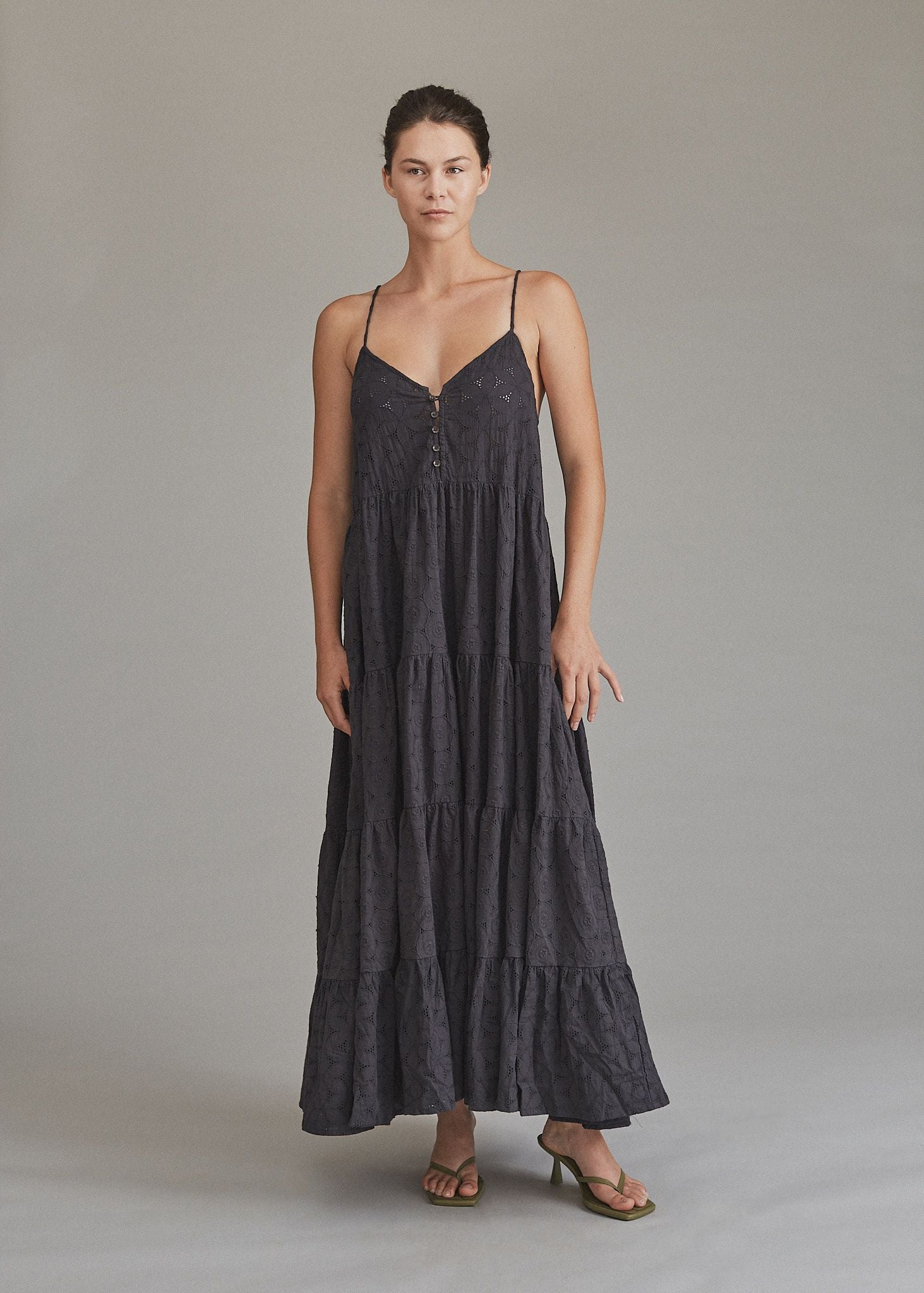 JADE EMBROIDERY DRESS - RESORT 2024