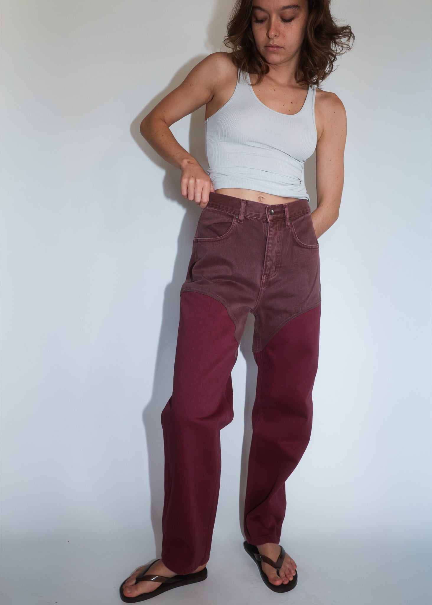 NAGNATA - VEGETABLE DYE TAPERED JEAN