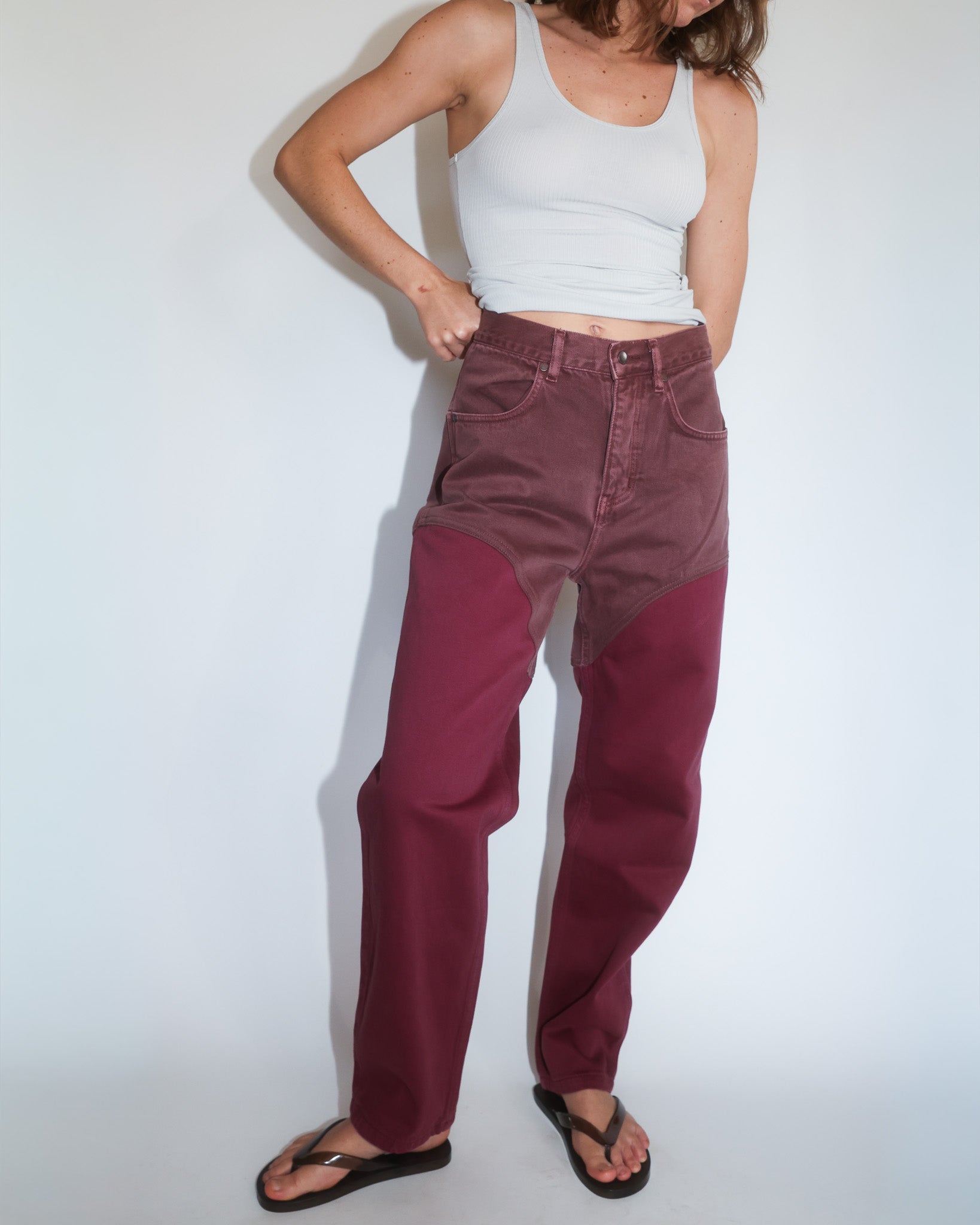 NAGNATA - VEGETABLE DYE TAPERED JEAN