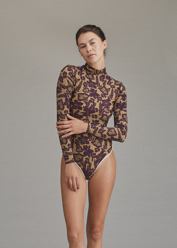 EHUKAI PIPED BODY SUIT - RESORT 2024