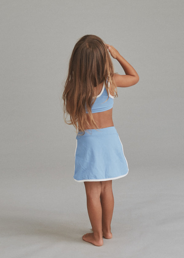 KIDS LANEY PIPED SKIRT - RESORT 2024