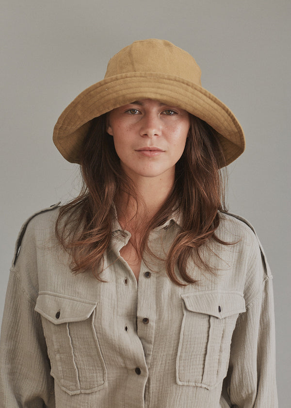 DENIM BUCKET HAT - RESORT 2024
