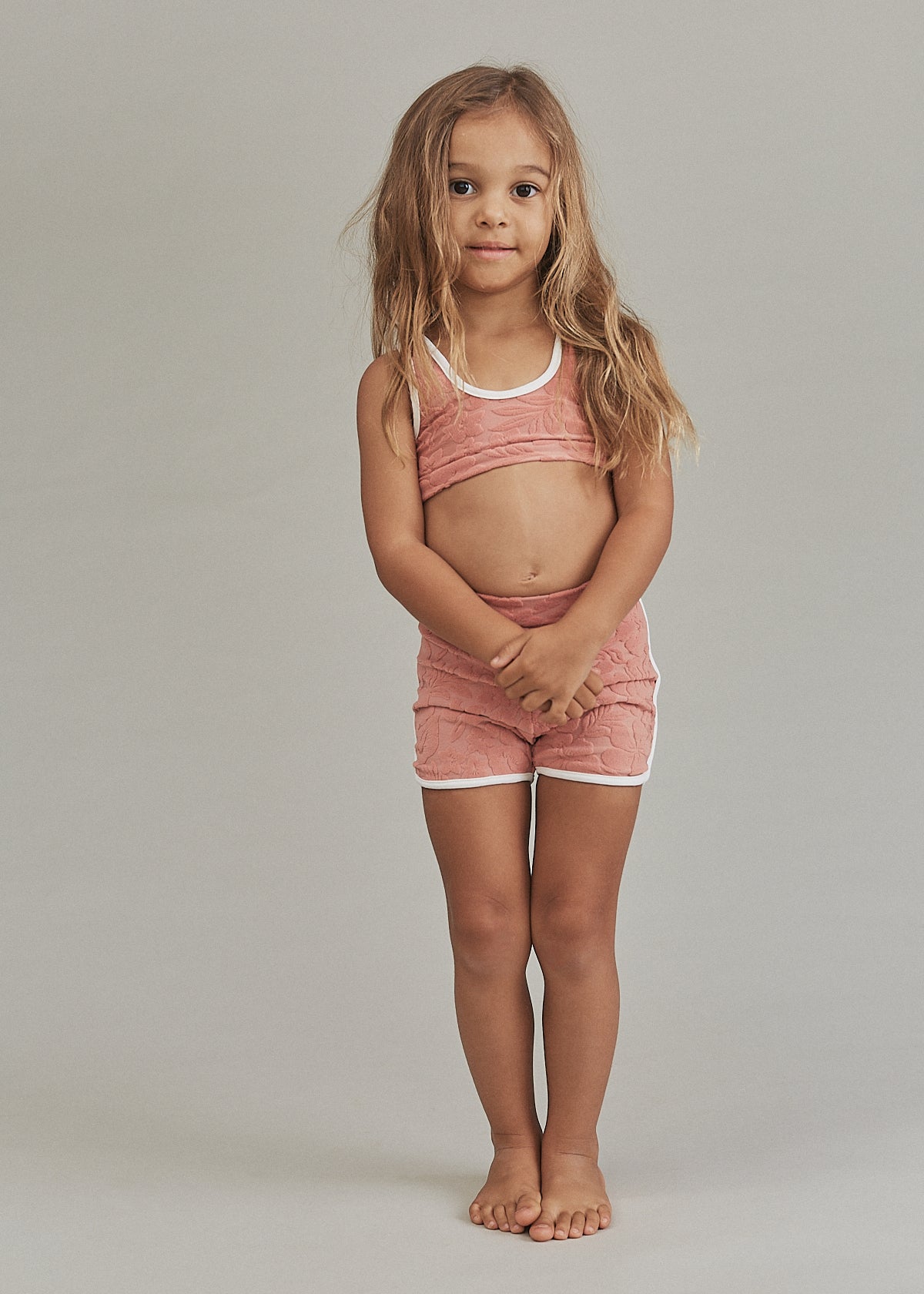 KIDS PIPED NICA TOP + TOMMY BOTTOM SET - SUMMER 2024