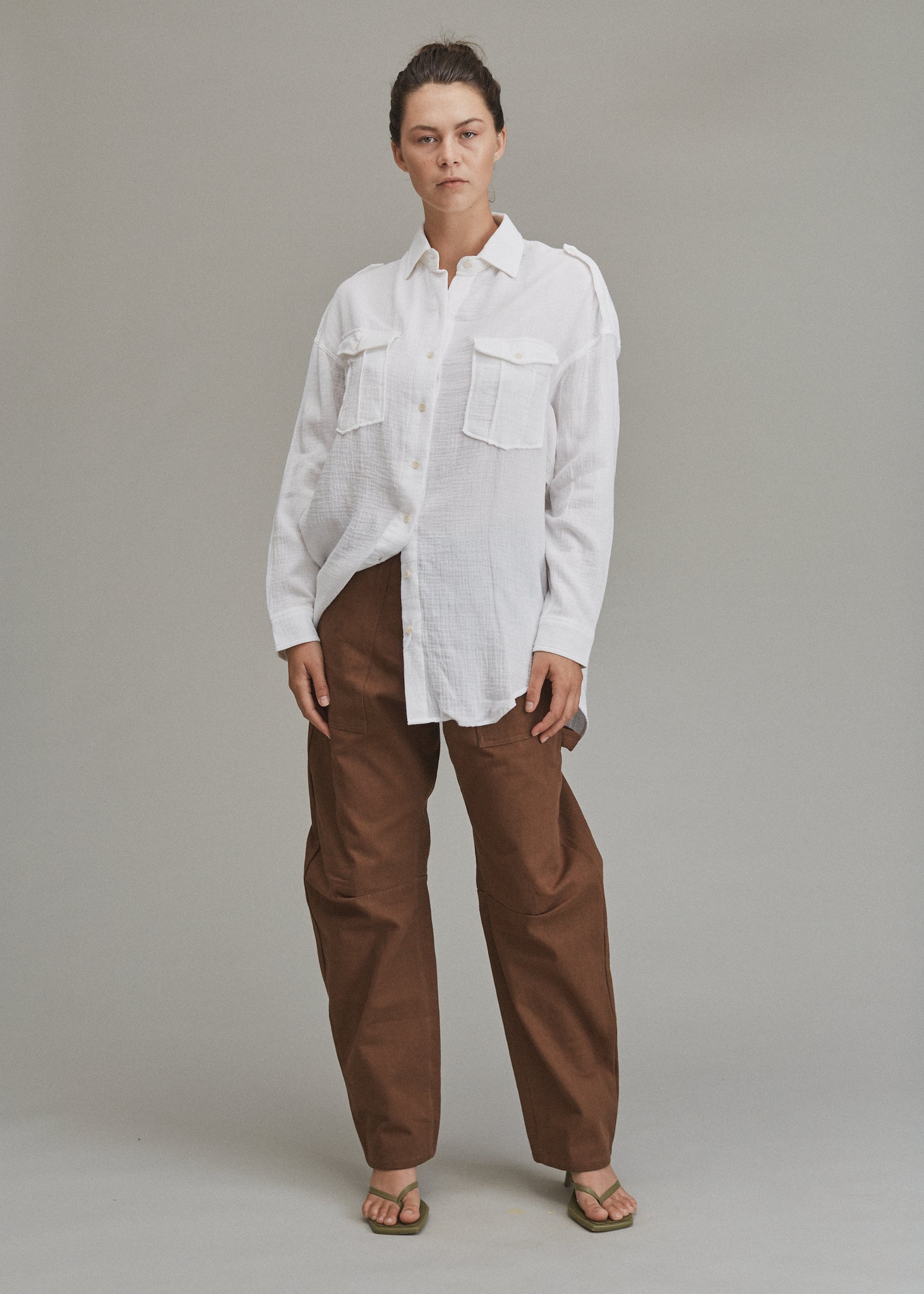 VERA COTTON GAUZE TOP - FALL 2024