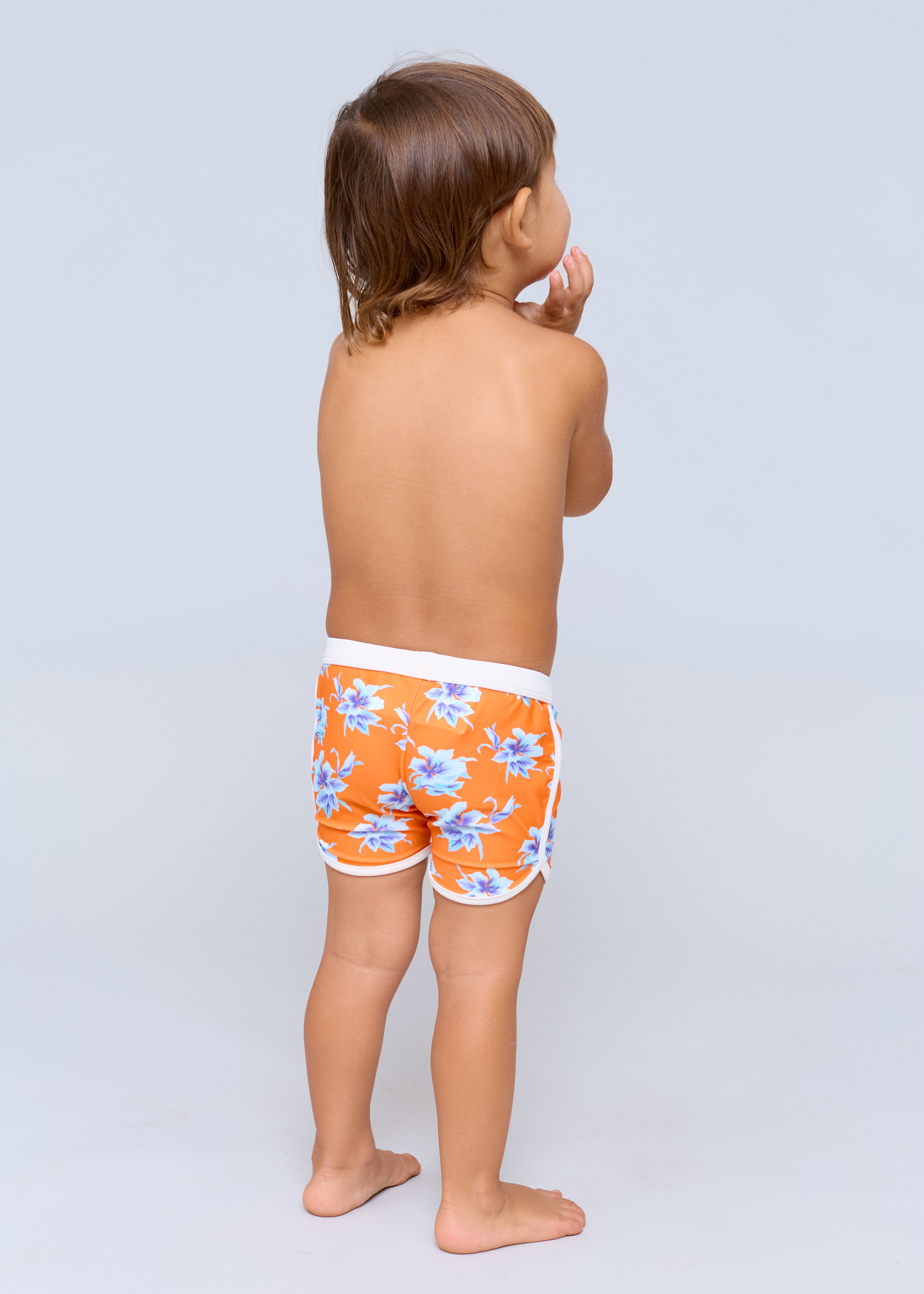 KIDS PIPED SWIM SHORT - CAPSULE 2026 - VINTAGE ALOHA
