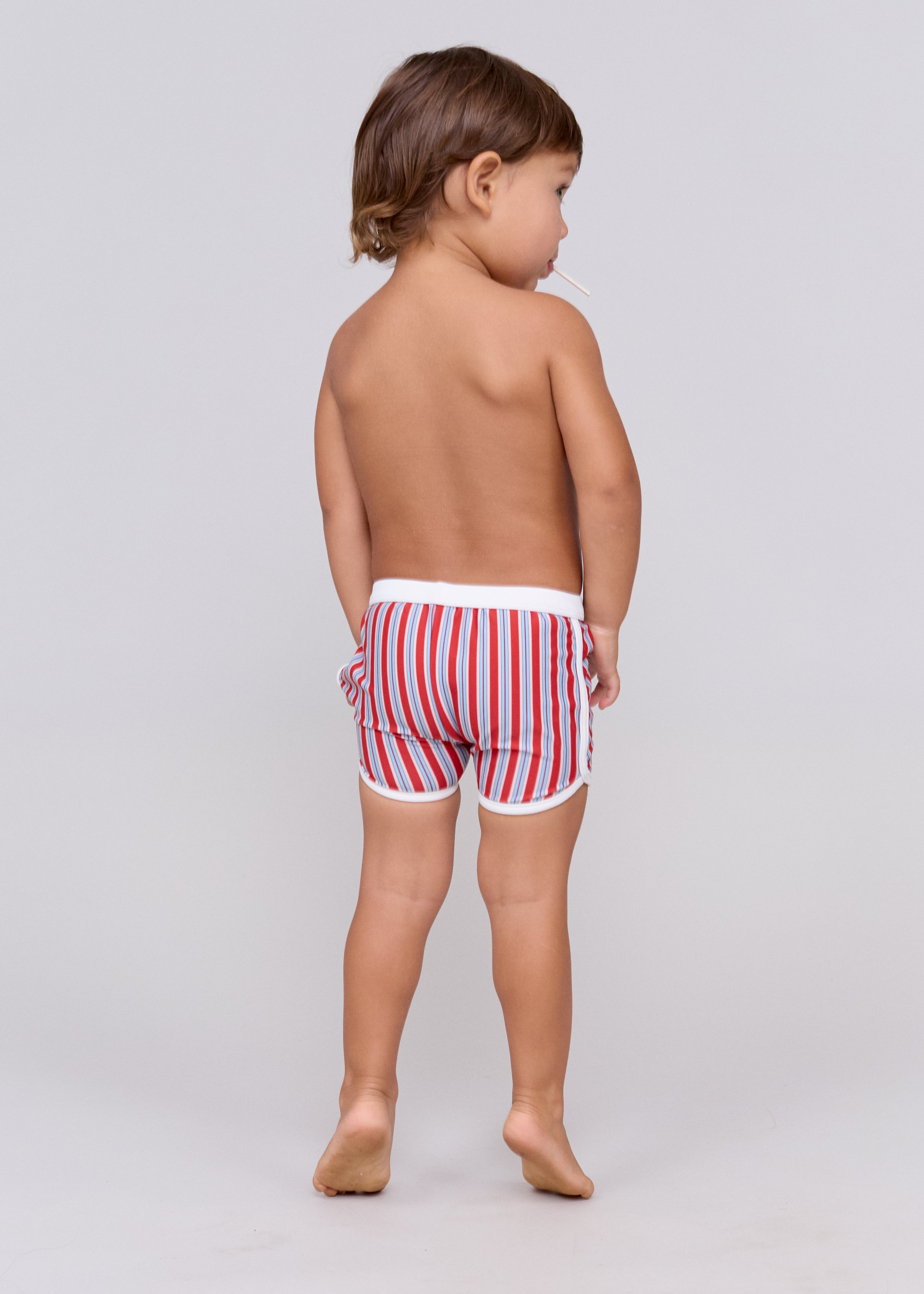 KIDS PIPED SWIM SHORT - SUMMER 2026