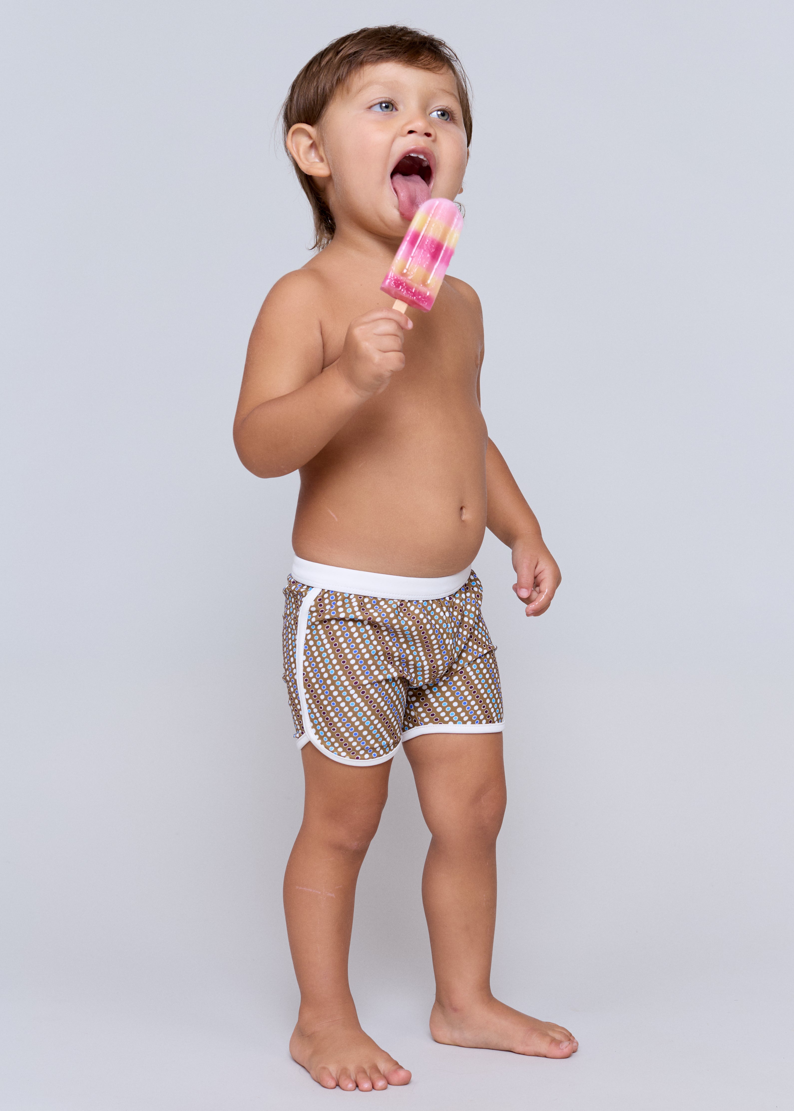 KIDS PIPED SWIM SHORT - RESORT 2026