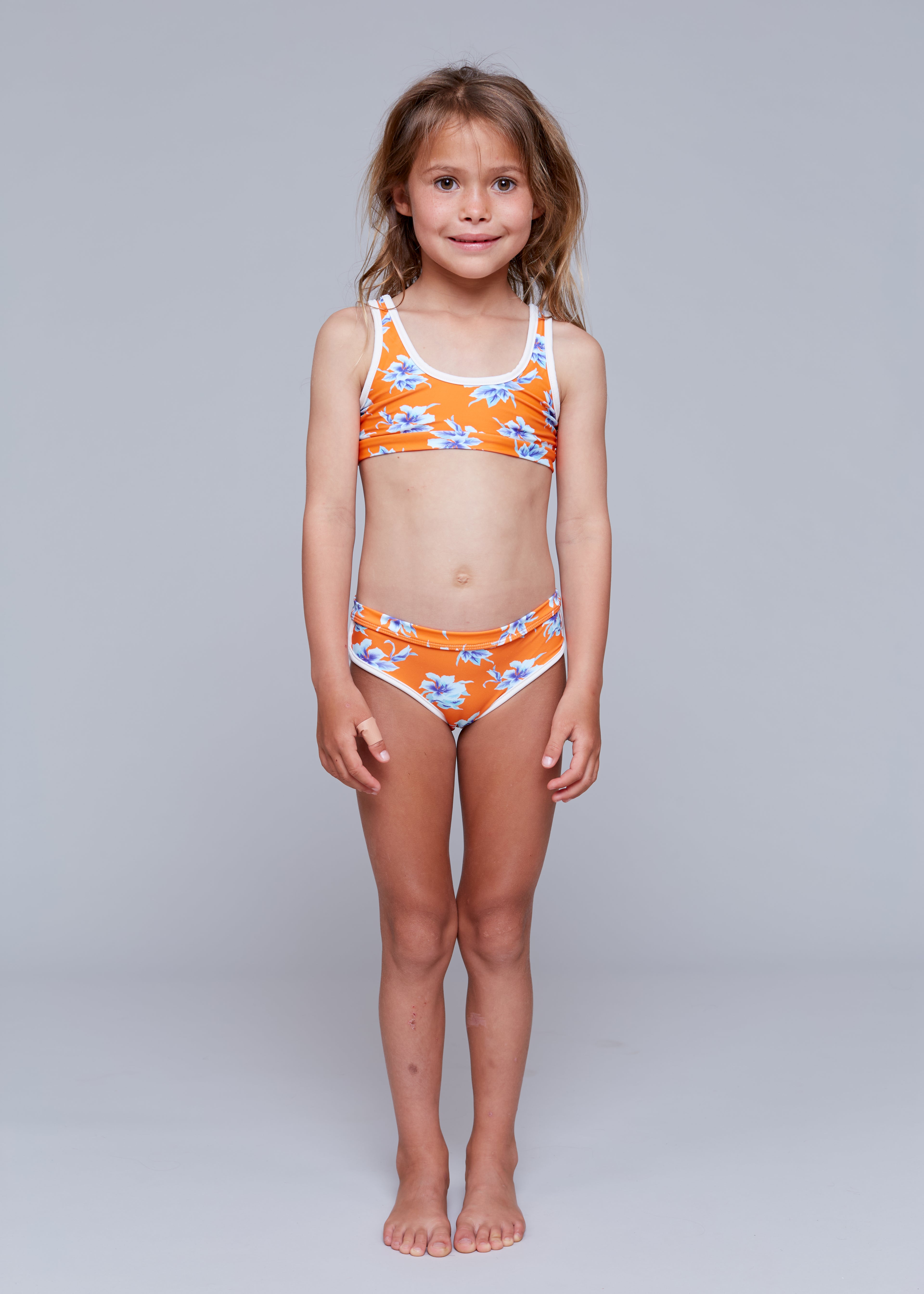 KIDS PIPED NICA TOP + SUMATRA BOTTOM SET - CAPSULE 2026 - VINTAGE ALOHA
