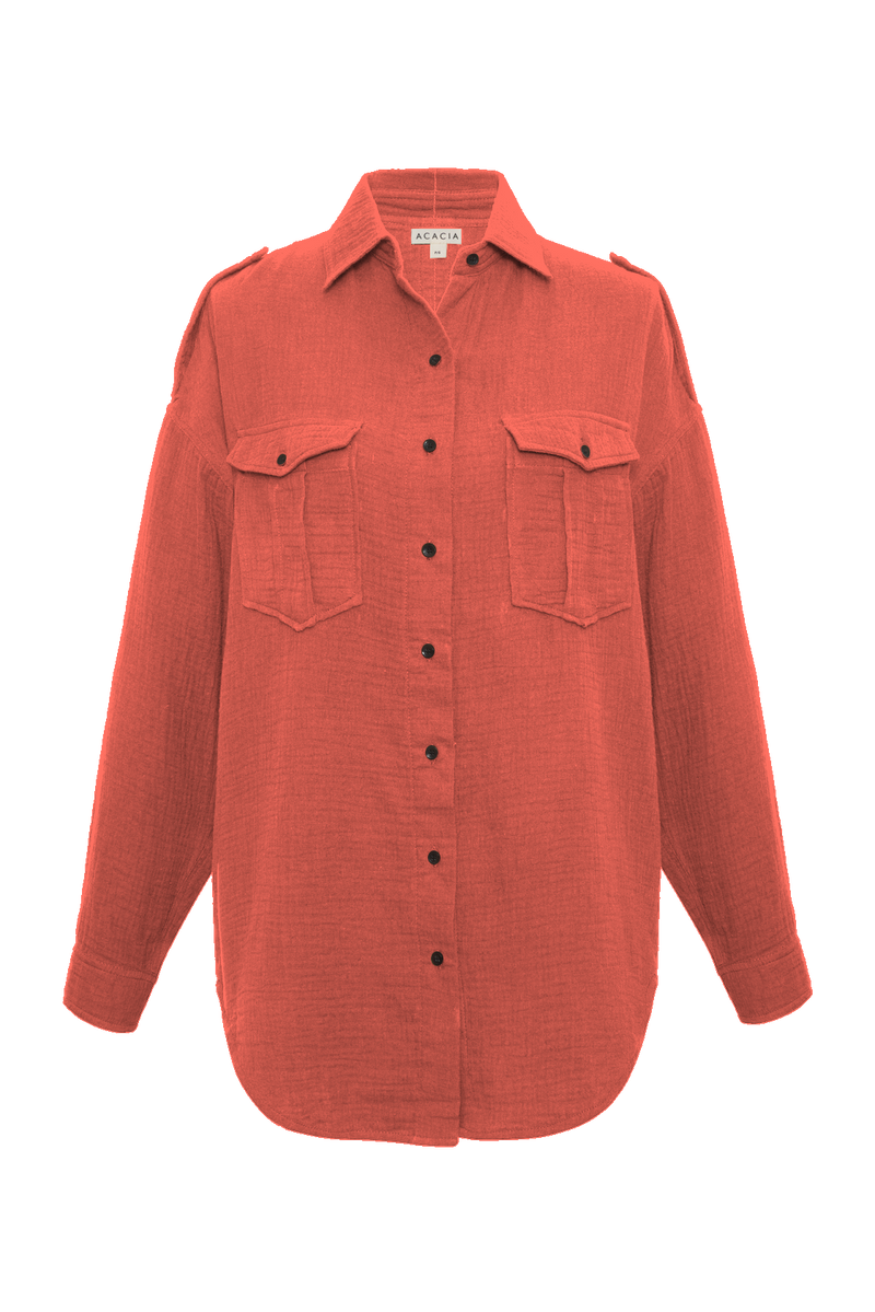 VERA COTTON GAUZE TOP - RESORT 2024