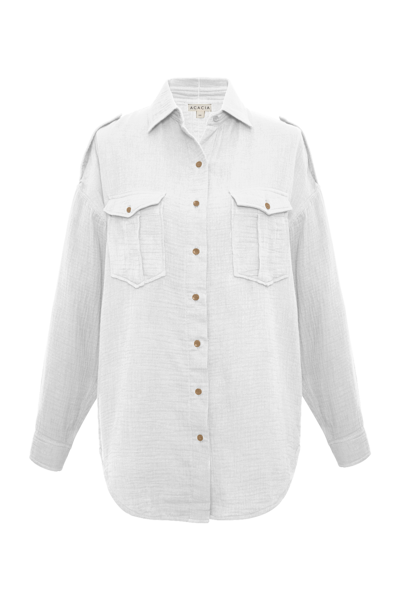 VERA COTTON GAUZE TOP - RESORT 2024