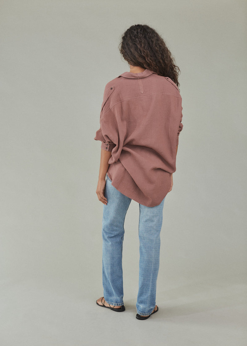 VERA Cotton Gauze top- Resort 2023