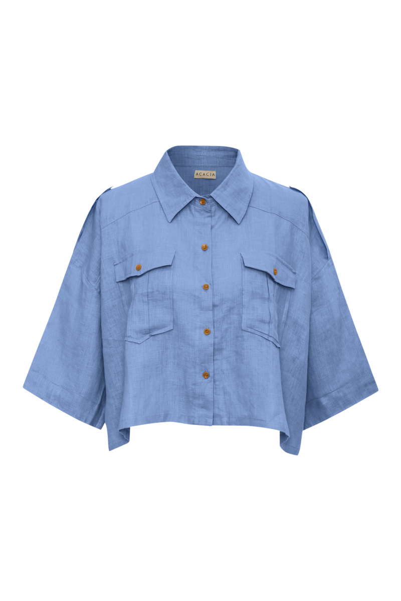 DELLA LINEN TOP - SUMMER 2023